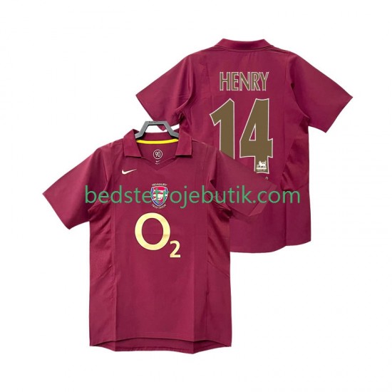 Arsenal Henry 14 2005 Retro Mænd Hjemmebane Fodboldtrøje 2006 Kortærmet