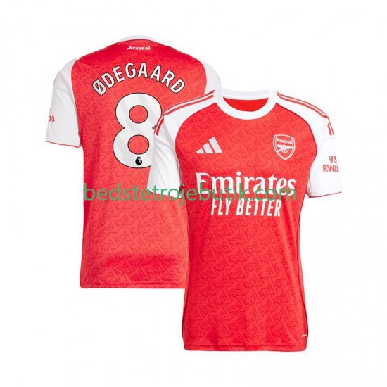 Arsenal Martin Odegaard 8 Mænd Hjemmebane Fodboldtrøje 2025-2026 Kortærmet