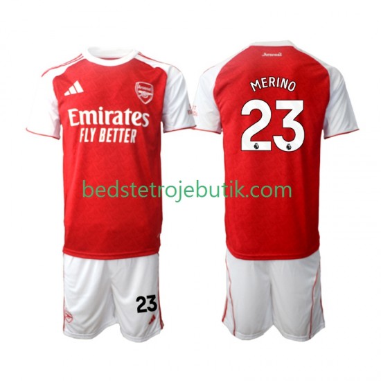 Arsenal Merino 23 Børn Hjemmebane Fodboldtrøje 2025-2026 Kortærmet