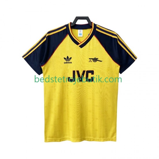 Arsenal 1988 1990 Retro Mænd Udebane Fodboldtrøje Kortærmet