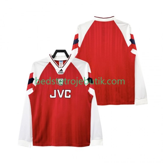 Arsenal 192 1994 Retro Mænd Hjemmebane Fodboldtrøje Langærmet