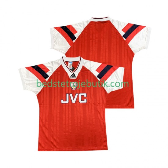 Arsenal 1992 1994 Retro Mænd Hjemmebane Fodboldtrøje Kortærmet