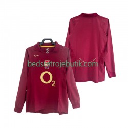 Arsenal 2005 Retro Mænd Hjemmebane Fodboldtrøje 2006 Langærmet