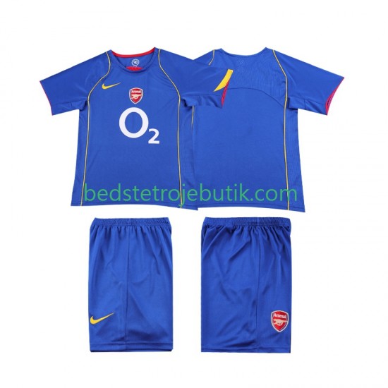 Arsenal 2005 Retro Børn Udebane Fodboldtrøje 2004 Kortærmet