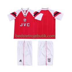 Arsenal 1992 1994 Retro Børn Hjemmebane Fodboldtrøje Kortærmet