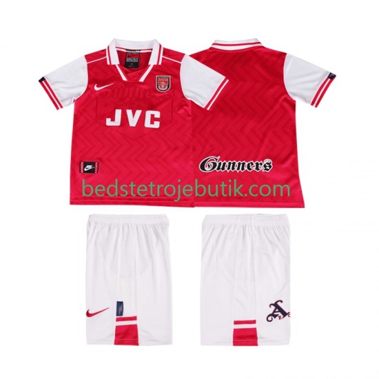 Arsenal 1996 1997 Retro Børn Hjemmebane Fodboldtrøje Kortærmet