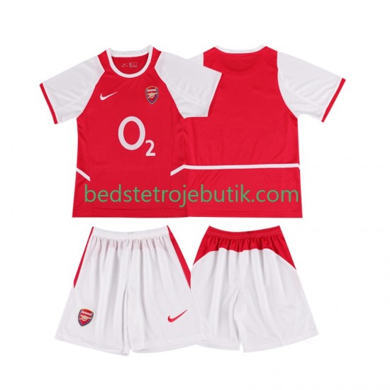 Arsenal 2003 Retro Børn Hjemmebane Fodboldtrøje 2002 Kortærmet