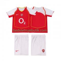 Arsenal 2005 Retro Børn Hjemmebane Fodboldtrøje 2004 Kortærmet