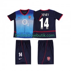 Arsenal Thierry Henry 14 Retro Børn Udebane Fodboldtrøje 2004 2002 Kortærmet