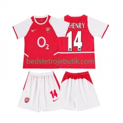 Arsenal Thierry Henry 14 2003 Retro Børn Hjemmebane Fodboldtrøje 2002 Kortærmet