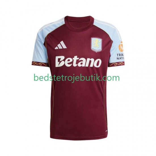 Aston Villa Mænd Hjemmebane Fodboldtrøje 2025-2026 Kortærmet