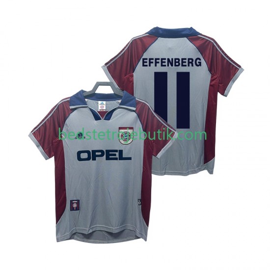 FC Bayern München Effenberg 11 Retro Mænd 3. Valg Fodboldtrøje 1999 1998 Kortærmet