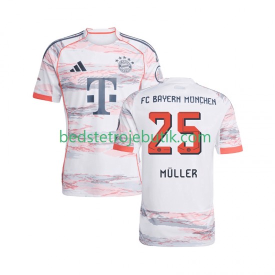 FC Bayern München Thomas Muller 25 Mænd Udebane Fodboldtrøje 2025-2026 Kortærmet