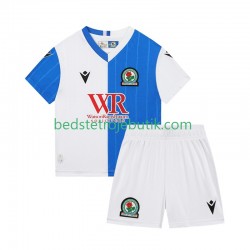 Blackburn Rovers Børn Hjemmebane Fodboldtrøje 2025-2026 Kortærmet