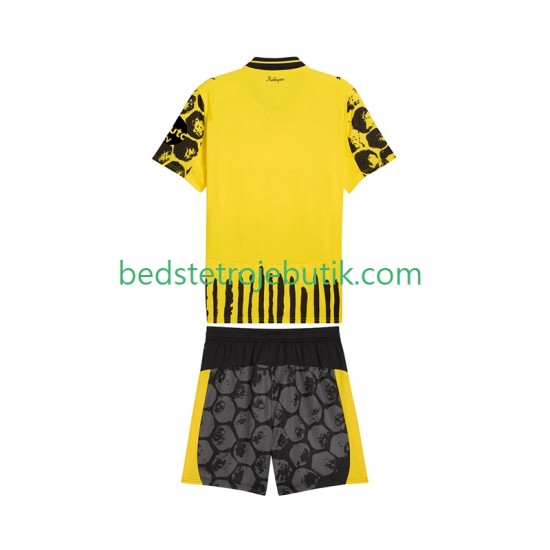 Borussia Dortmund FIFA CWC Børn Hjemmebane Fodboldtrøje 2025 Kortærmet