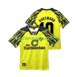 Borussia Dortmund Moller 10 1994 1995 Retro Mænd Hjemmebane Fodboldtrøje Kortærmet