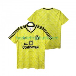 Borussia Dortmund 1988 1989 Retro Mænd Hjemmebane Fodboldtrøje Kortærmet