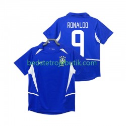 Brasilien Ronaldo 9 Retro Mænd Udebane Fodboldtrøje 2002 Kortærmet