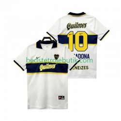 CA Boca Juniors MARADONA 10 1997 Retro Mænd Udebane Fodboldtrøje 1998 Kortærmet