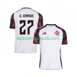 CR Flamengo Bruno Henrique 27 Mænd Udebane Fodboldtrøje 2025-2026 Kortærmet
