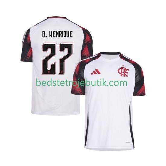CR Flamengo Bruno Henrique 27 Mænd Udebane Fodboldtrøje 2025-2026 Kortærmet