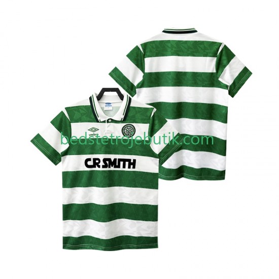 Celtic FC 1989 1990 Retro Mænd 3. Valg Fodboldtrøje Kortærmet