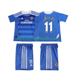 Chelsea DROGBA 11 2012 Retro Børn Hjemmebane Fodboldtrøje 2011 Kortærmet