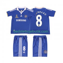 Chelsea LAMPARD 8 2007 Retro Børn Hjemmebane Fodboldtrøje 2008 Kortærmet