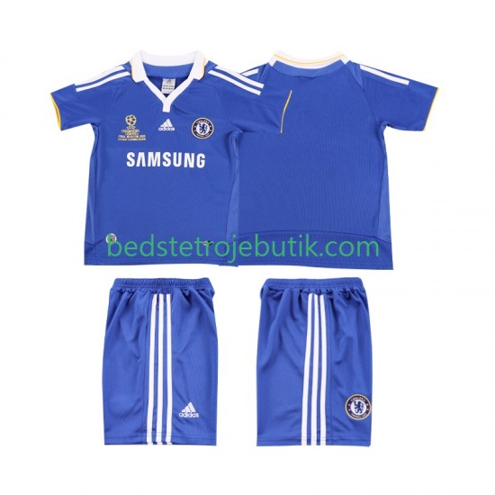 Chelsea 2007 Retro Børn Hjemmebane Fodboldtrøje 2008 Kortærmet