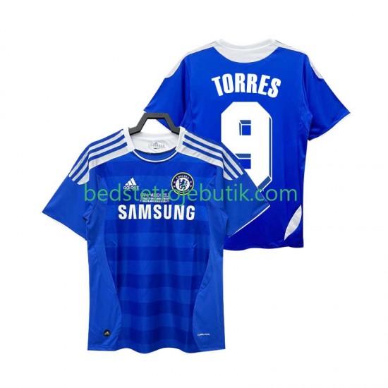 Chelsea Torres 9 2012 Retro Mænd Hjemmebane Fodboldtrøje 2011 Kortærmet