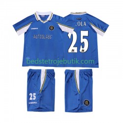 Chelsea ZOLA 25 1997 Retro Børn Hjemmebane Fodboldtrøje 1999 Kortærmet