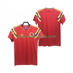 Colombia 1990 Retro Mænd Udebane Fodboldtrøje Kortærmet