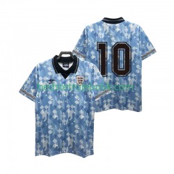 England 10 1990 Retro Mænd 3. Valg Fodboldtrøje Kortærmet