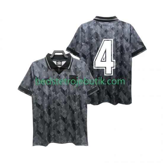 England 4 1990 Retro Mænd Udebane Fodboldtrøje Kortærmet