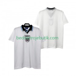 England 1996 Retro Mænd Hjemmebane Fodboldtrøje Kortærmet