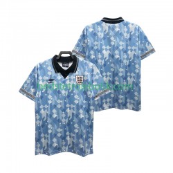 England 1990 Retro Mænd 3. Valg Fodboldtrøje Kortærmet