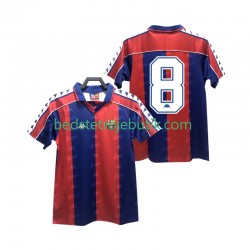 FC Barcelona 8 1992 1995 Retro Mænd Hjemmebane Fodboldtrøje Kortærmet