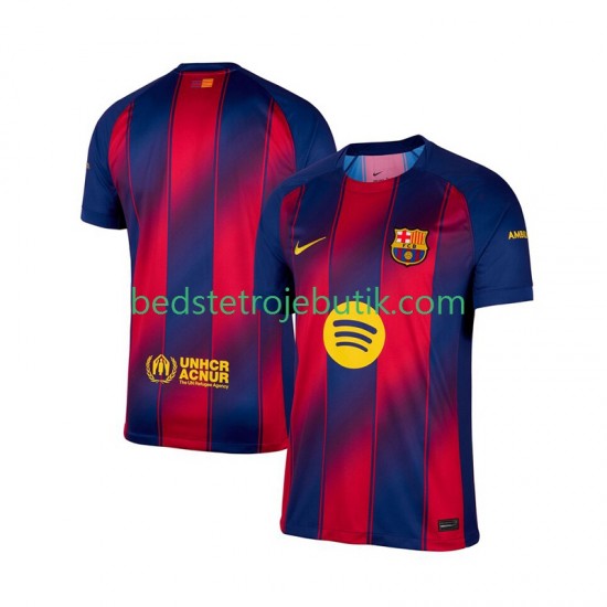 FC Barcelona Mænd Hjemmebane Fodboldtrøje 2025-2026 Kortærmet