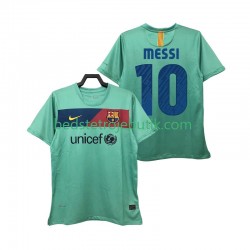 FC Barcelona Lionel Messi 10 Retro Mænd Udebane Fodboldtrøje 2011 2010 Kortærmet