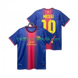 FC Barcelona Lionel Messi 10 2012 2013 Retro Mænd Hjemmebane Fodboldtrøje Kortærmet