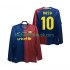 FC Barcelona Lionel Messi 10 Champions League 2009 Retro Mænd Hjemmebane Fodboldtrøje 2008 Langærmet