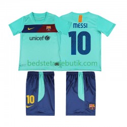 FC Barcelona Lionel Messi 10 Retro Børn Udebane Fodboldtrøje 2011 2010 Kortærmet