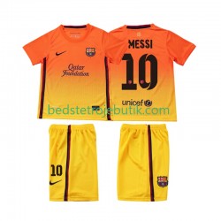 FC Barcelona Lionel Messi 10 2012 2013 Retro Børn Udebane Fodboldtrøje Kortærmet
