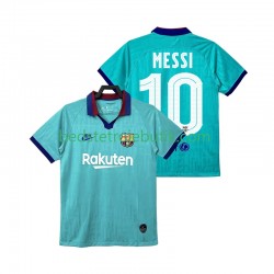 FC Barcelona Lionel Messi 10 2019 2020 Retro Mænd 3. Valg Fodboldtrøje Kortærmet