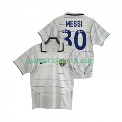 FC Barcelona Lionel Messi 30 2003 Retro Mænd Udebane Fodboldtrøje 2004 Kortærmet