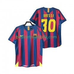 FC Barcelona Lionel Messi 30 2005 Retro Mænd Hjemmebane Fodboldtrøje 2006 Kortærmet