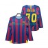 FC Barcelona Lionel Messi 30 Champions League 2005 Retro Mænd Hjemmebane Fodboldtrøje 2006 Langærmet