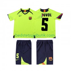 FC Barcelona PUVDL 5 2005 Retro Børn Udebane Fodboldtrøje 2006 Kortærmet