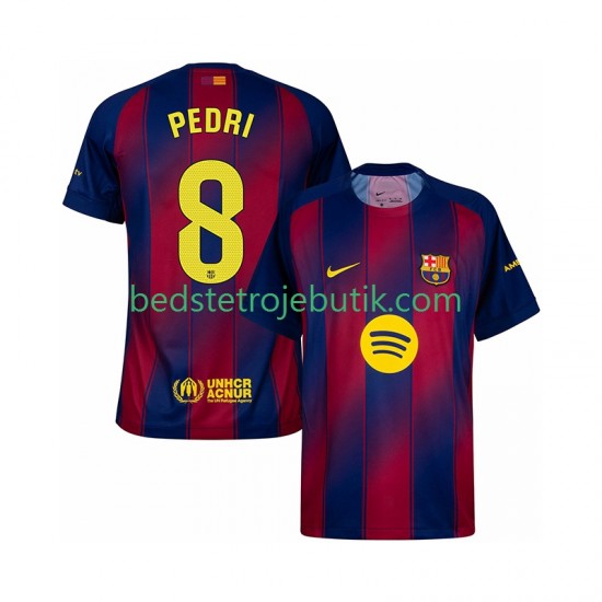 FC Barcelona Pedri 8 Mænd Hjemmebane Fodboldtrøje 2025-2026 Kortærmet