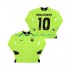 FC Barcelona RONALDINHO 10 2005 Retro Mænd Udebane Fodboldtrøje 2006 Langærmet